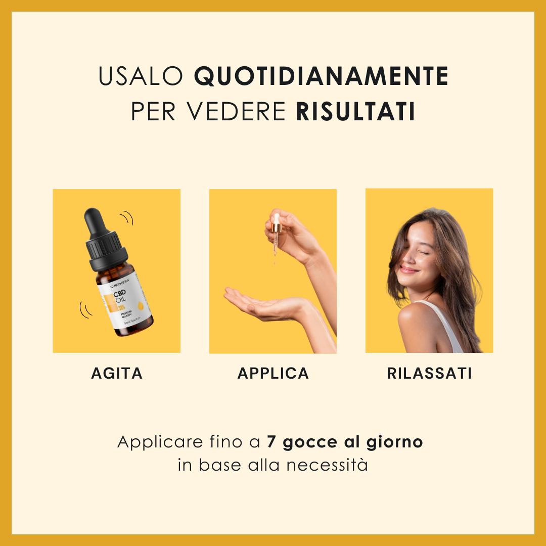 Eusphera CBD OIL 30% - Olio CBD Naturale 10 ml