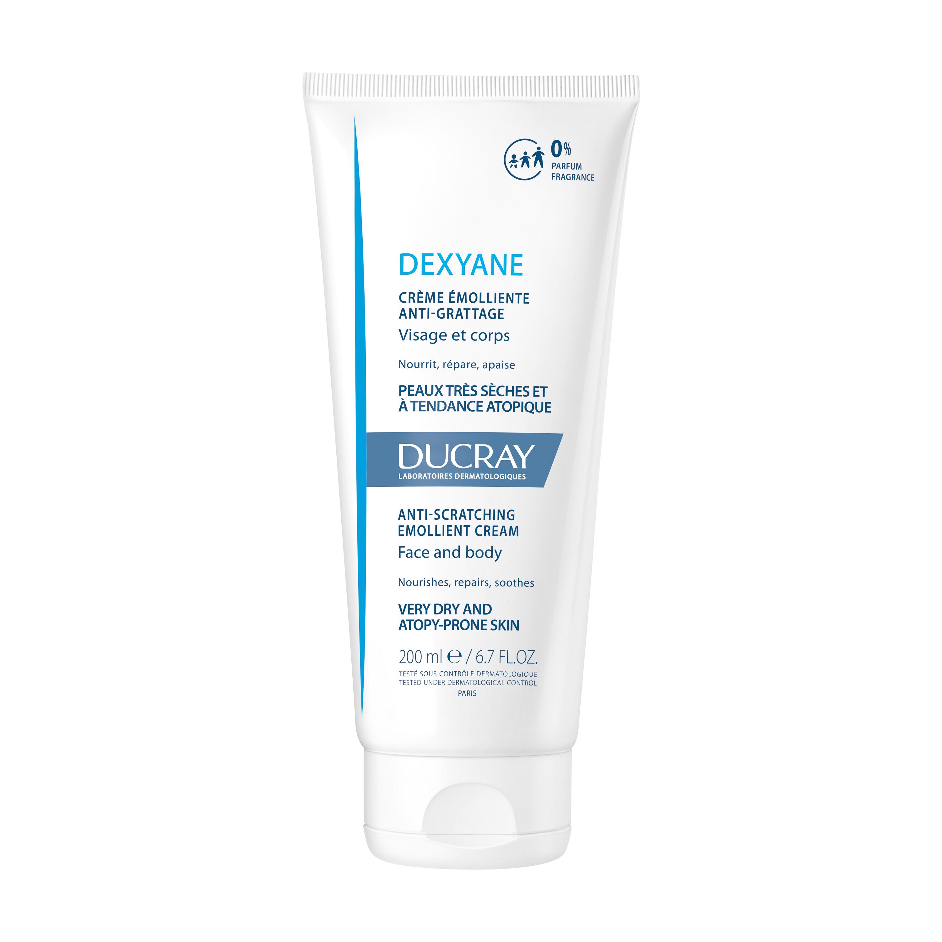 Ducray Dexyane - Crema Emolliente Anti-Grattage Viso E Corpo 200 ml