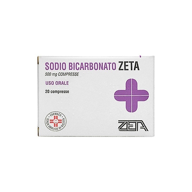Sodio Bicarbonato Zeta 20 Compresse 500 Mg