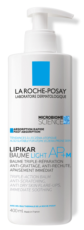 La Roche-Posay Lipikar Baume Light AP+M 400ml. Balsamo riparatore tripla azione.