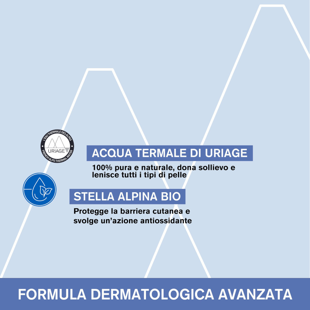 URIAGE Baby detergente corpo senza risciacquo per lenire, ammorbidire e proteggere la pelle delicata del bambino 500ML