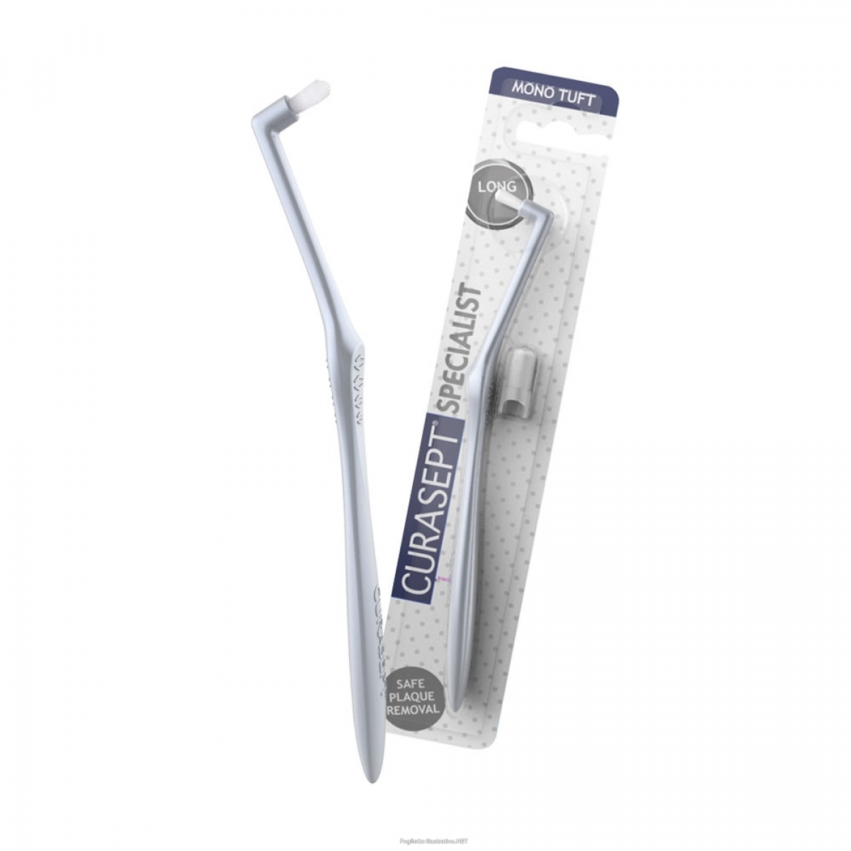 spazzolino curasept specialist mono tuft long