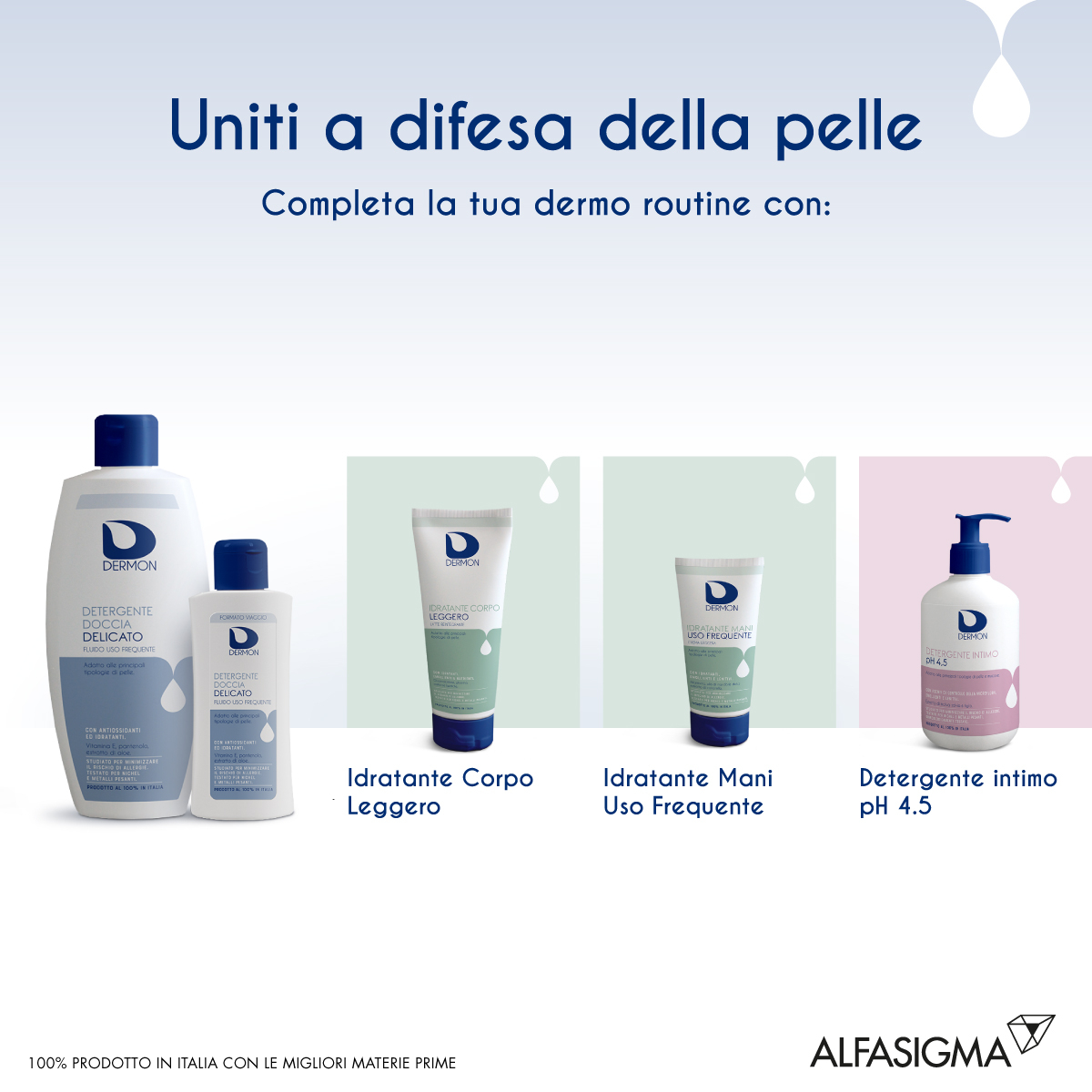 Dermon Dermondel Detergente Docciaschiuma Delicato Alla Vitamina E 400 Ml