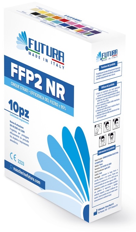FUTURA FFP2NR Bluette S 10pz