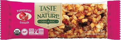 La Finestra sul Cielo Taste Of Nature Barretta Al succo di Melagrana Biologico 40 g