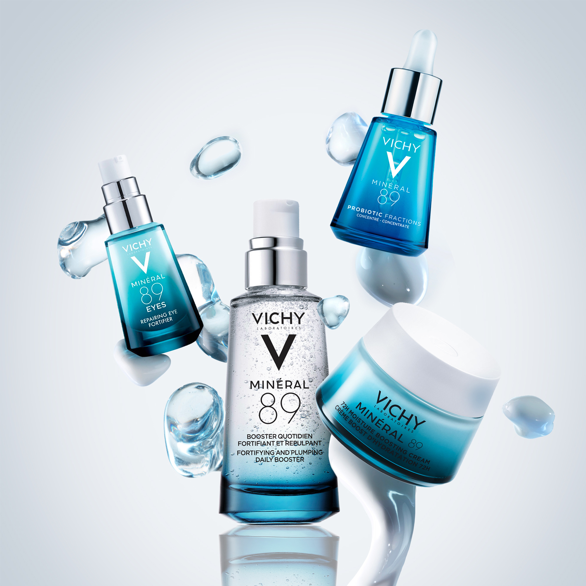 Vichy Minéral 89 Crema Boost Idratazione 72H Leggera per tutti i tipi di pelle 50ml