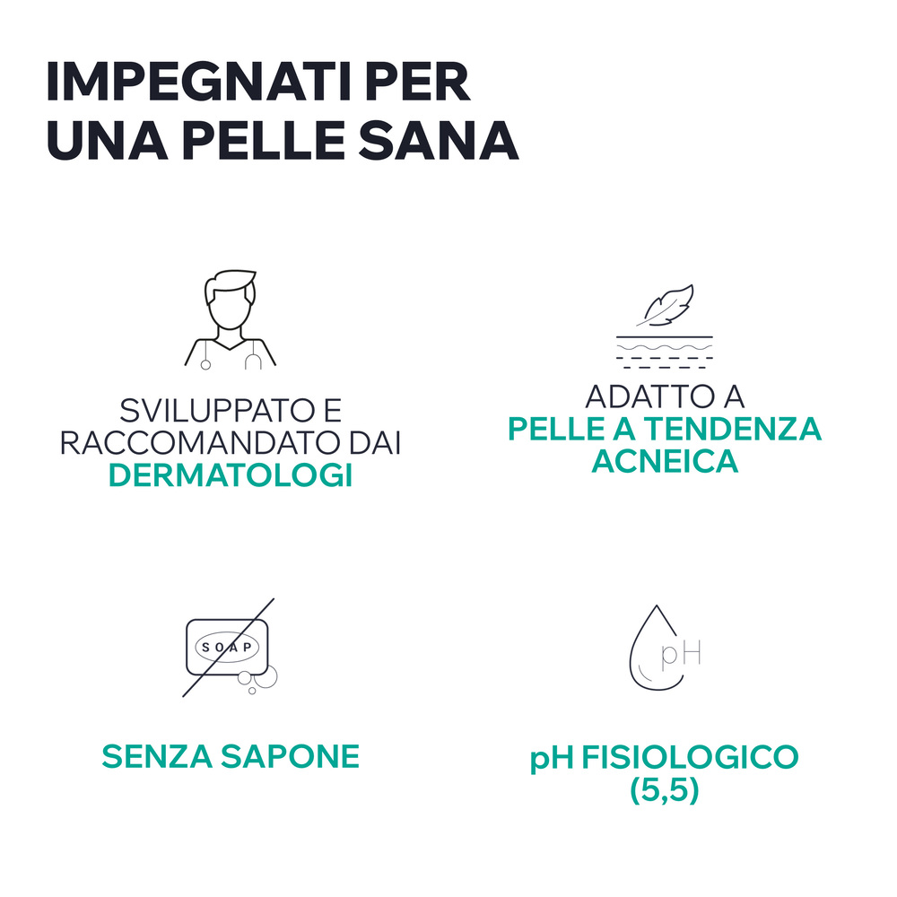 Uriage Hyséac - Gel Detergente Purificante Anti-Imperfezioni Viso E Corpo Per Pelle Grassa E Acneica 150 ml