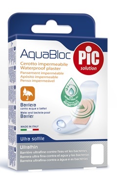 Pic Aquabloc Cerotti Antibatterici Impermeabili 5 x 7 cm 5 Pezzi