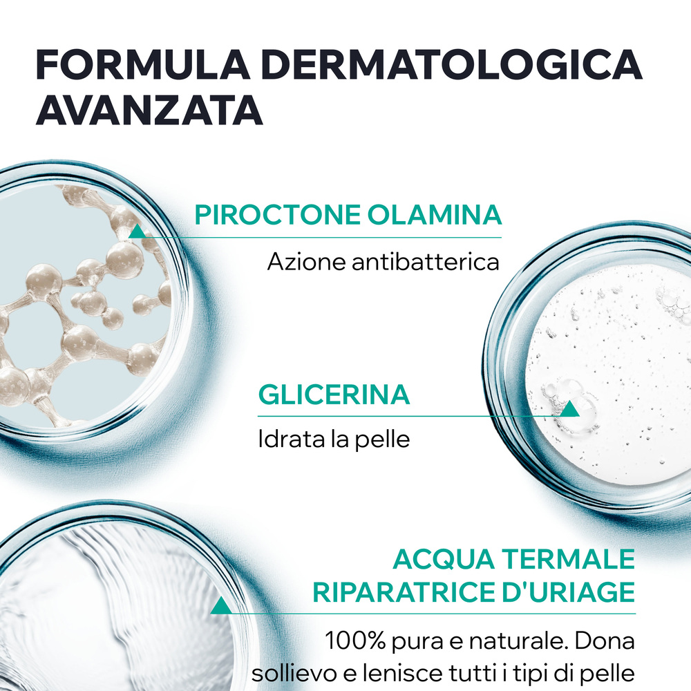 Uriage Hyséac - Gel Detergente Purificante Anti-Imperfezioni Viso E Corpo Per Pelle Grassa E Acneica 500 ml