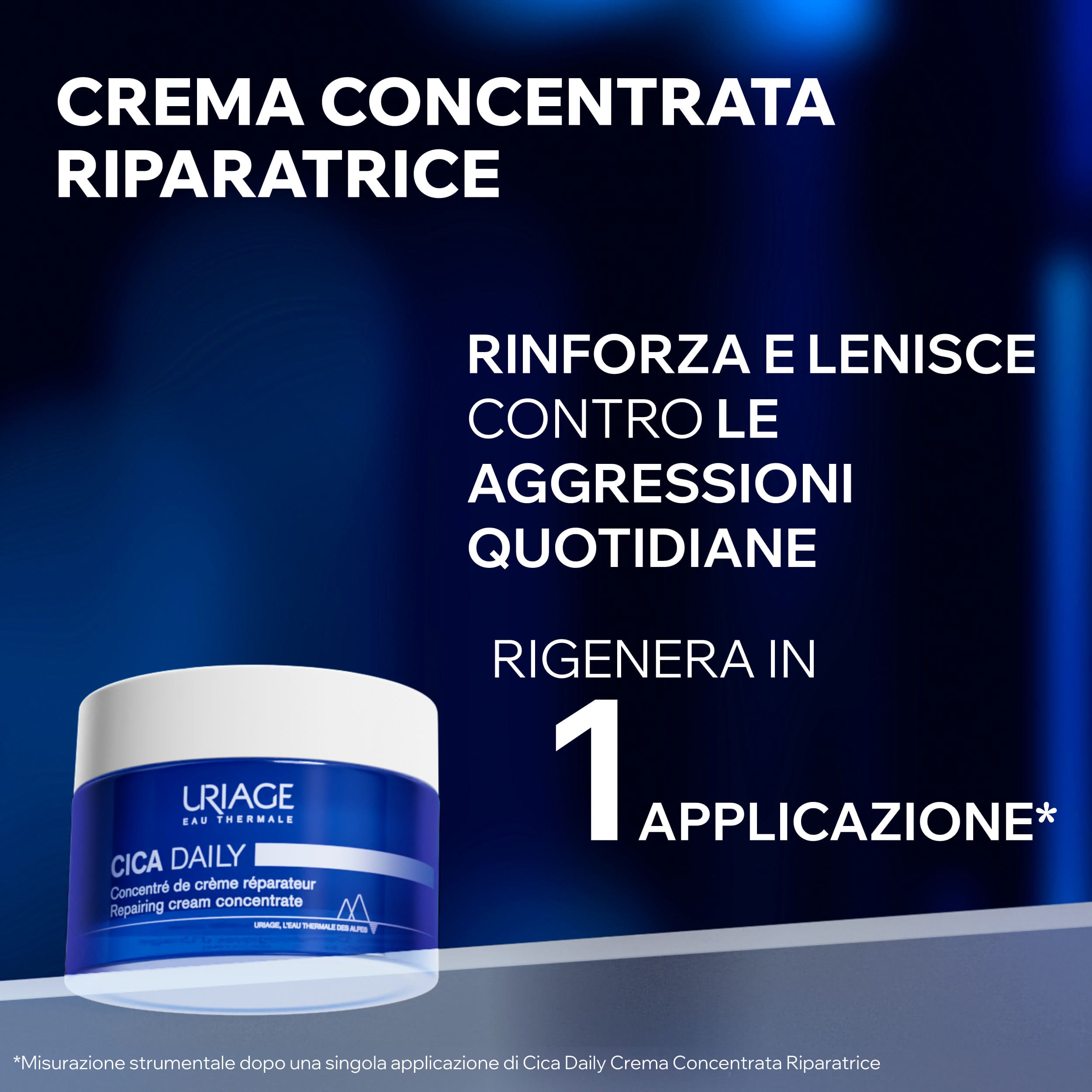 Uriage Cica Daily - Crema Viso Nutriente Riparatrice Per Pelle Secca E Fragilizzata 50 ml