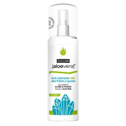 Zuccari Aloevera2 Deodorante alla Pietra Liquida Anti-odori 100 ml