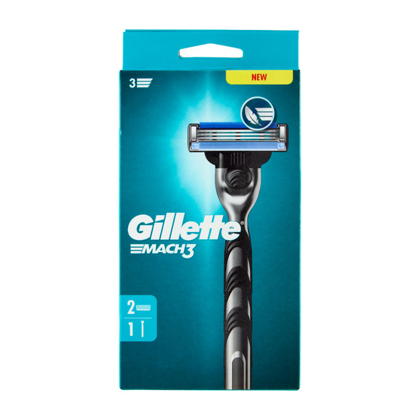 GILLETTE MACH3 RASOIO STD+2LAM