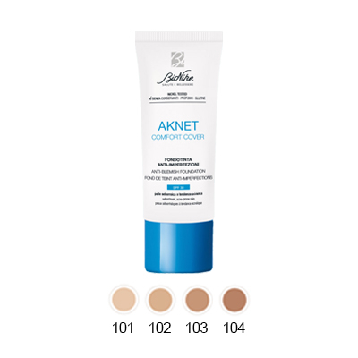 Bionike Aknet Comfort Cover 101 Fondotinta Anti-Imperfezioni 30 ml