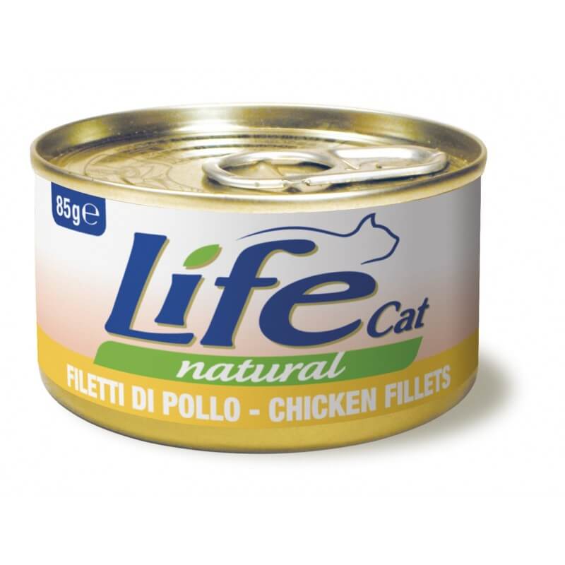 LIFEPETCARE LIFE GATTO NATURAL FILETTI POLLO 85GR (lattina)