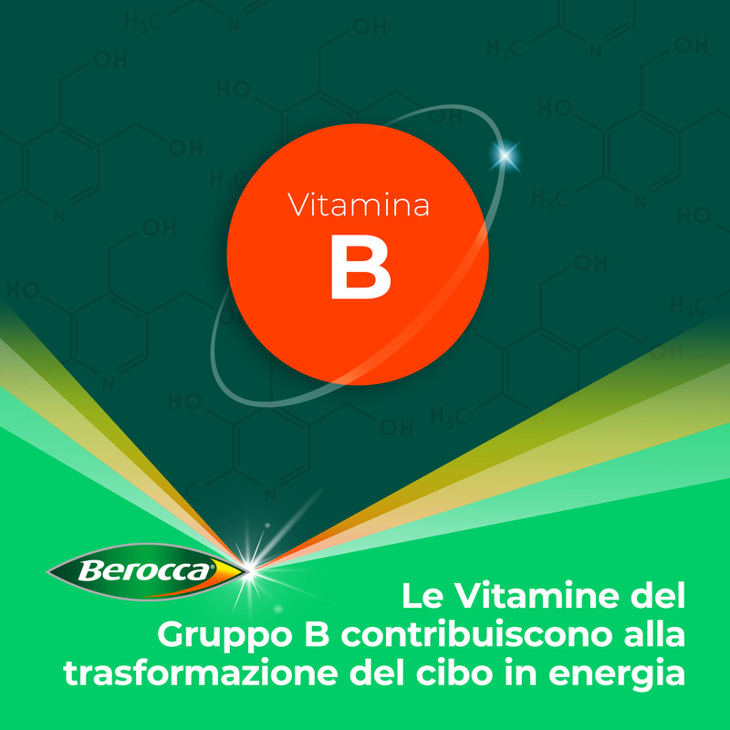 Berocca Plus Integratore di Vitamine e Minerali Per la Memoria e la Concentrazione 30 Compresse