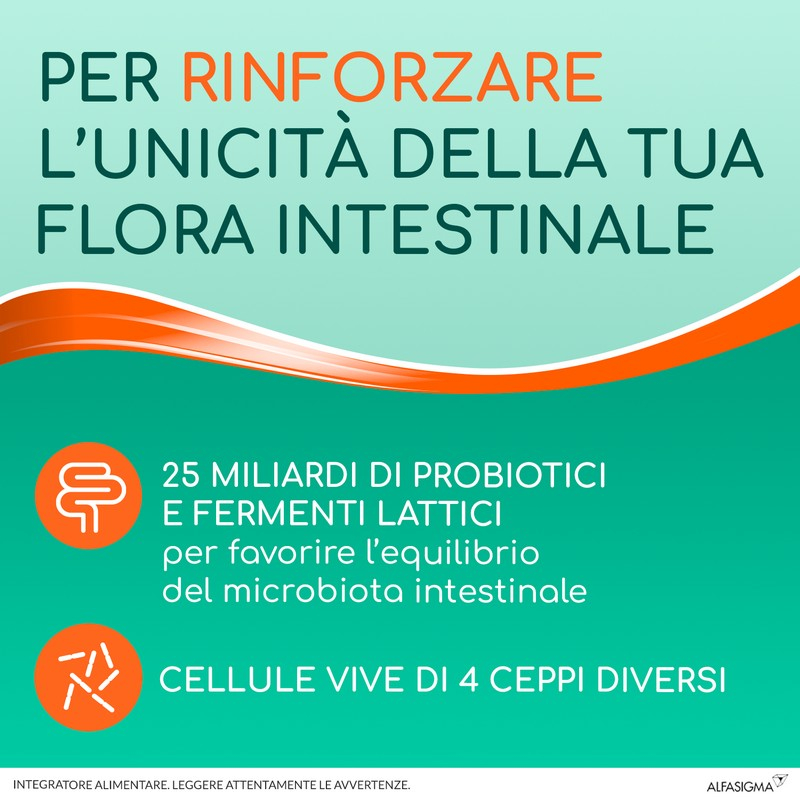 Yovis Flaconcini, Probiotici per il Benessere Intestinale, 25 Miliardi di Fermenti Lattici Vivi, Senza Glutine e Lattosio, 10 Flaconcini da 10ml