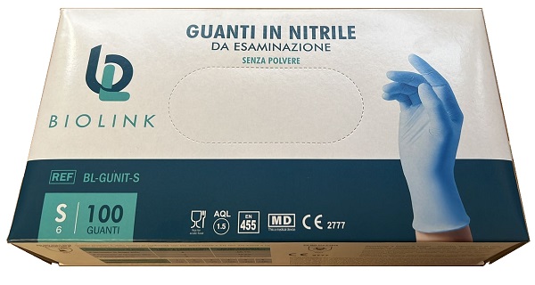 BL-GUNIT Guanti NITRILE S