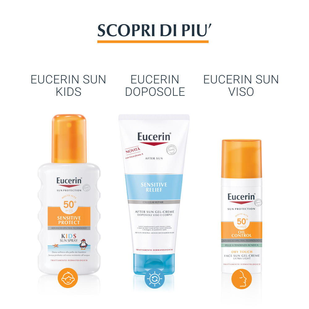 Eucerin Sun Spray Solare Trasparente Corpo SPF50+ 200mL