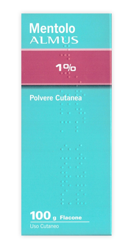 Talco Mentolato 1% Almus 100 g