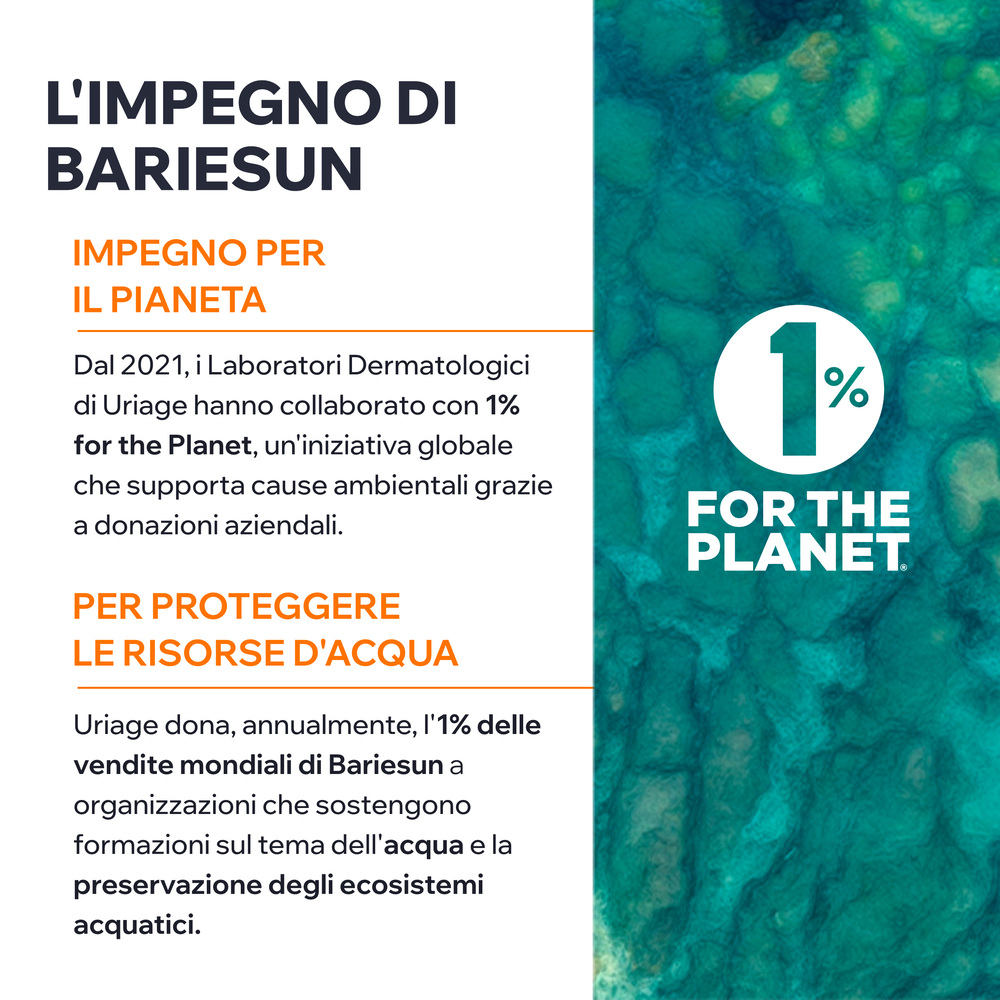 Uriage Bariesun Acqua Solare Fresca SPF50+ - Protezione Solare Viso, Corpo E Capelli 200 ml