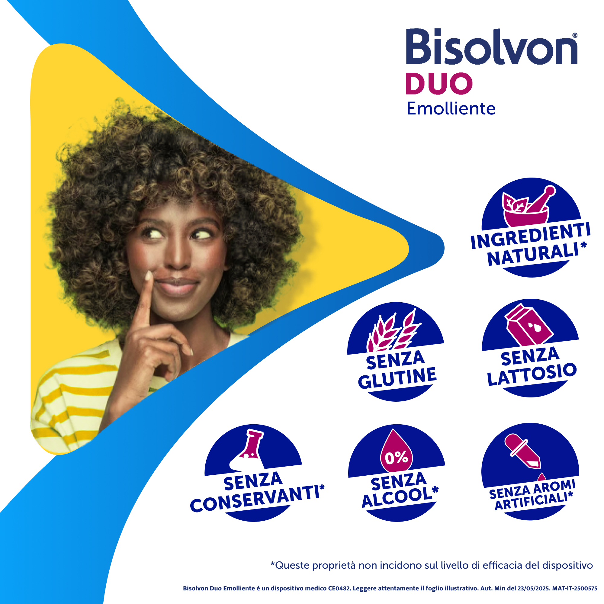 Bisolvon Duo Emolliente 100 ml - Sciroppo Contro Tosse E Gola Irritata Adulti E Bambini (2+)