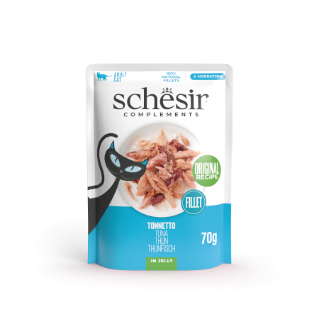 SCHESIR GATTO FILETTI JELLY TONNETTO 70GR (bustina)