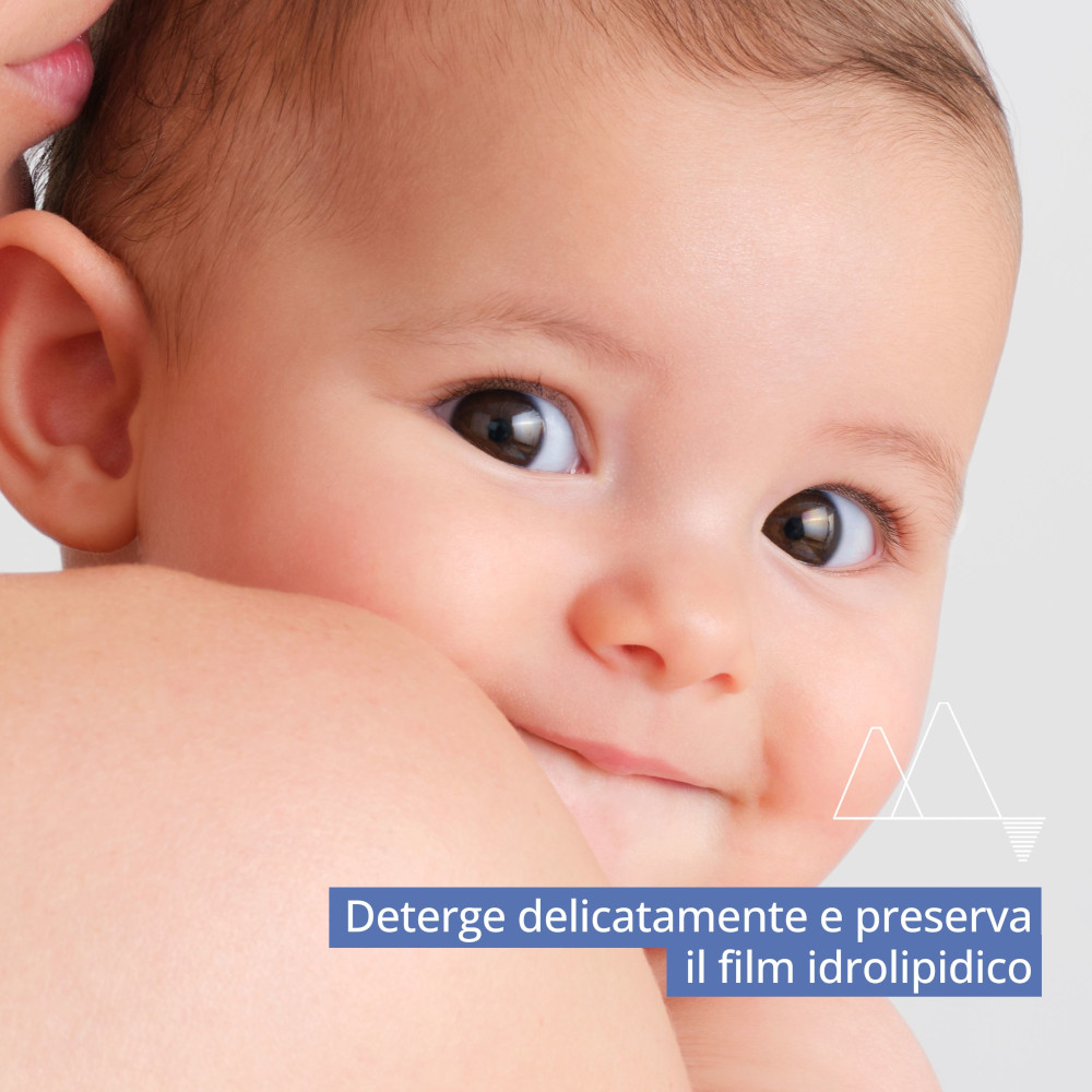 URIAGE Detergente e shampoo bebè per detergere delicatamente e preservare il film idrolipidico 1Lt