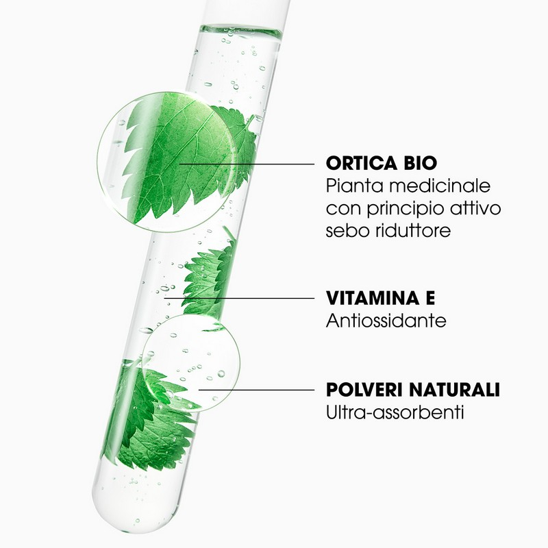 Klorane  Shampoo secco all'Ortica & Vitamina E, capelli grassi, purificante, 150ml 