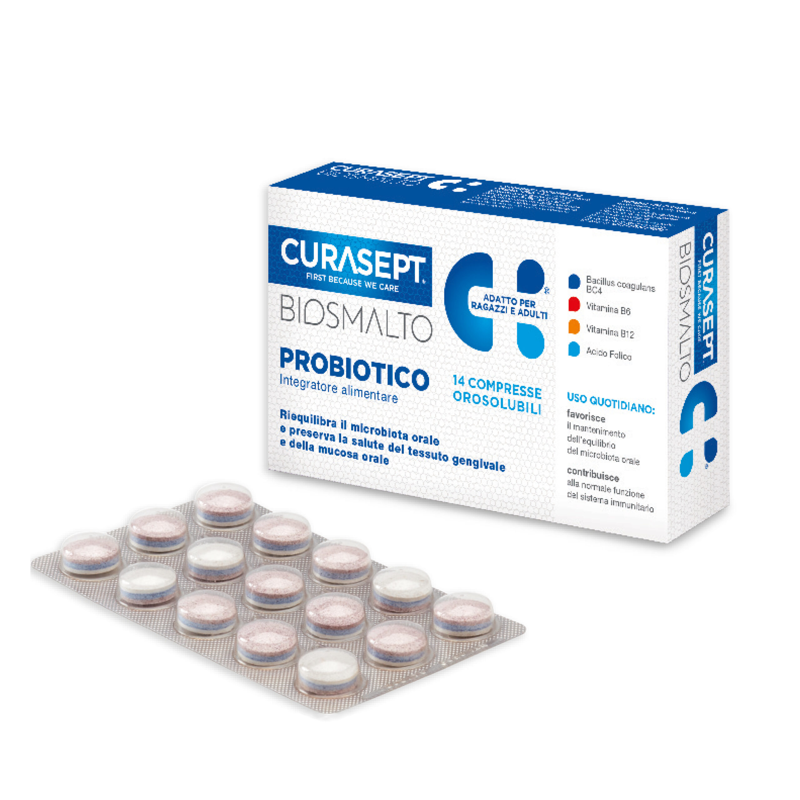 BIOSMALTO Probiotico 14 Cpr