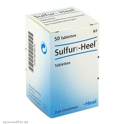 Guna Heel Sulfur 50 Tavolette