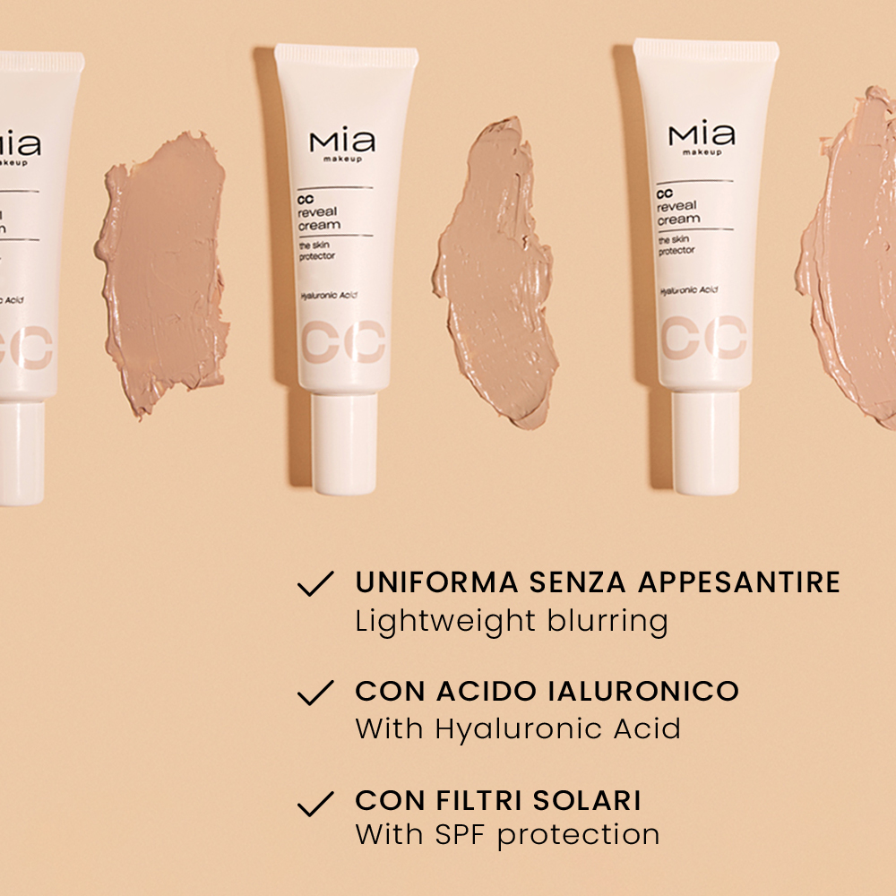 Mia Makeup - CC Reveal Cream The Skin Protector - Crema Perfezionatrice N.03 Medium Dark 