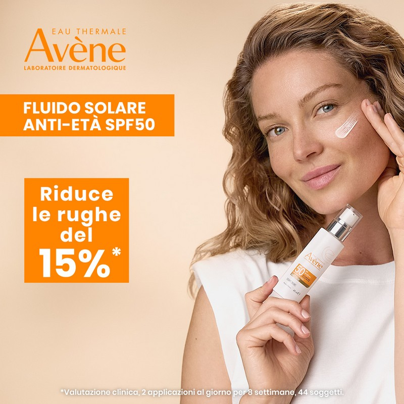 Avène Fluido Anti-Età SPF50 - Protezione Solare Alta 40 ml