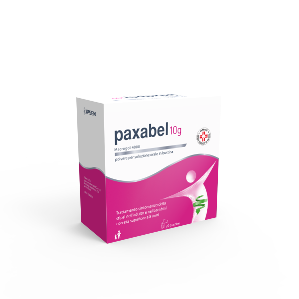 Paxabel 10g Macrogol 4000 Polvere Soluzione Orale 20 Bustine