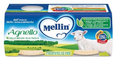 Mellin Omogeneizzato Di Agnello 2 x 120 g