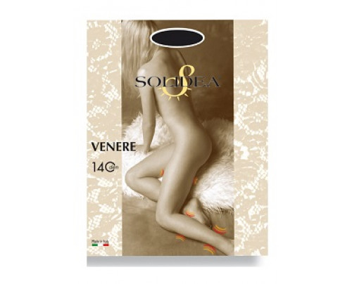 Solidea Venere 140 DEN Collant Compressivo Colore Nero Taglia 4 XL