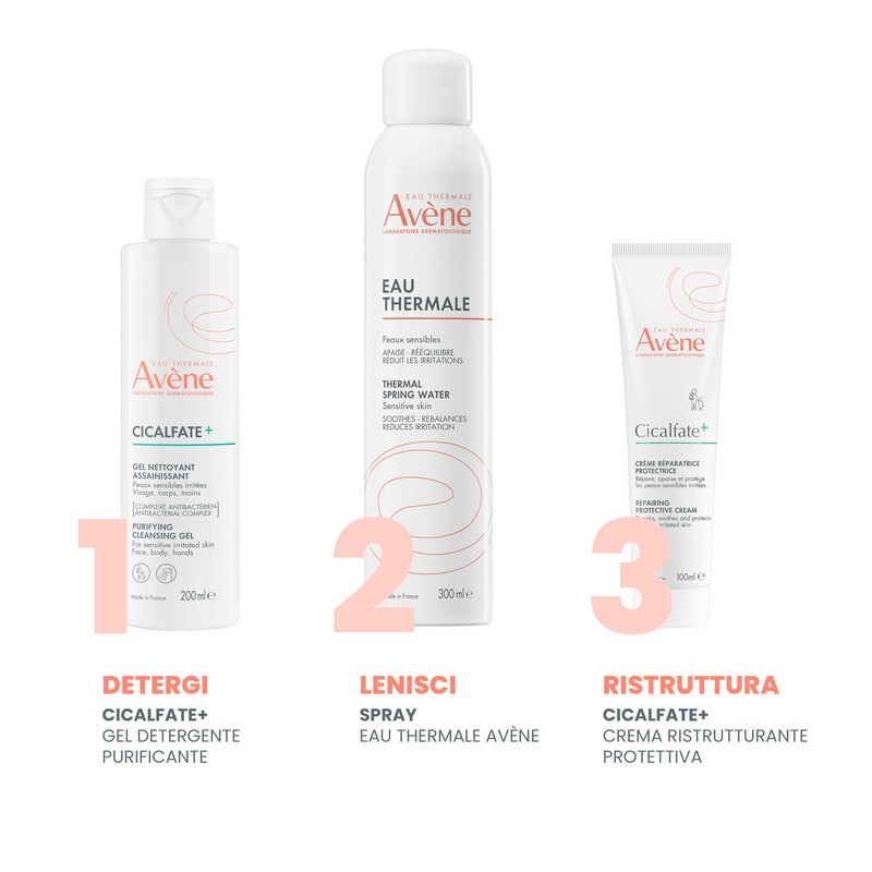 Eau Thermale Avène Cicalfate+ Crema Ristrutturante Protettiva, pelle fragilizzata, 40ml