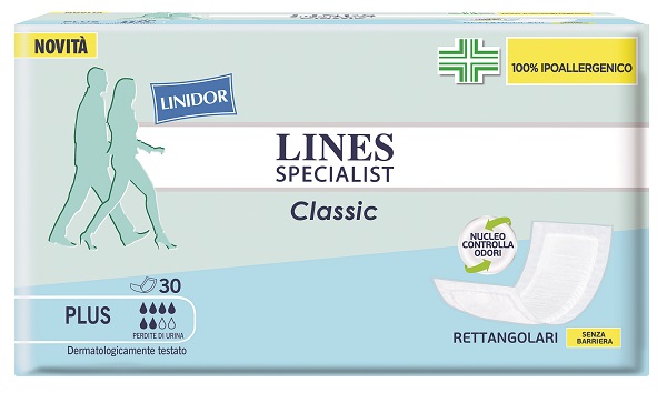 Lines Specialist Rettangolare Pannolone Senza Barriera 30 Pezzi
