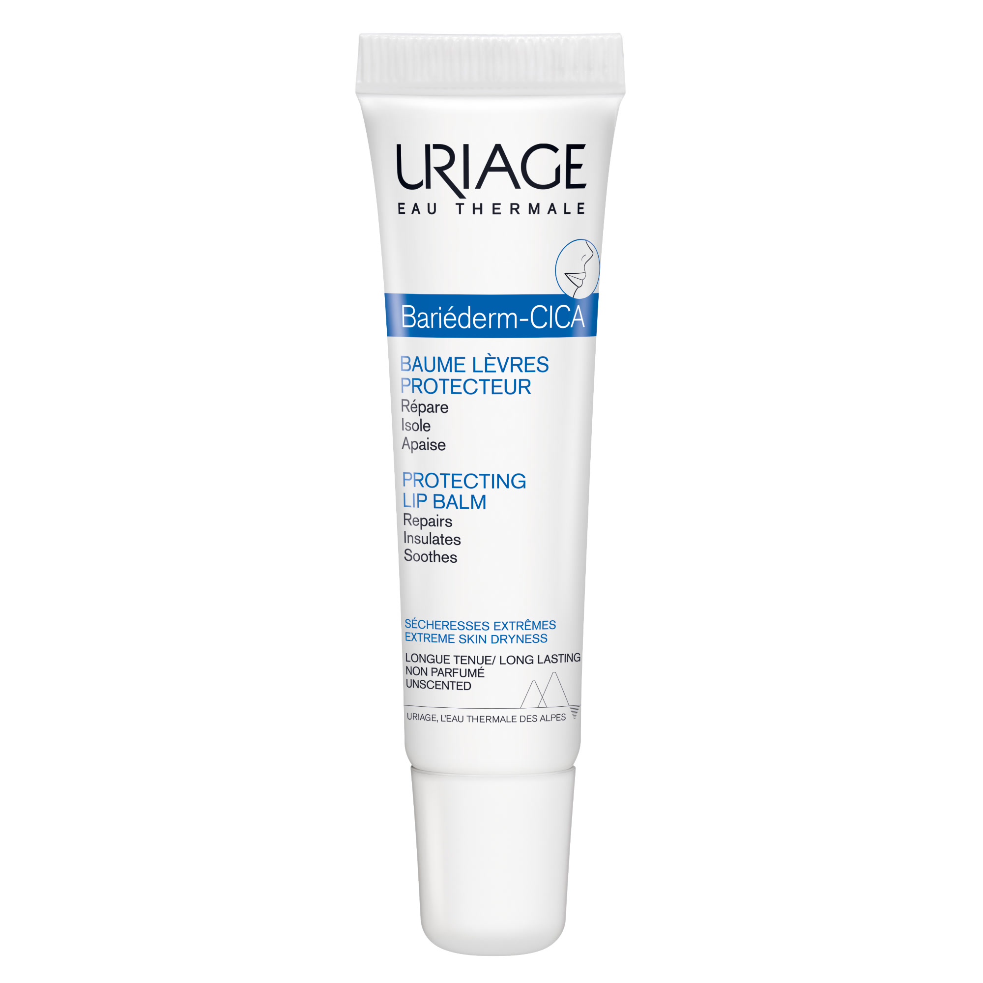 Uriage Bariéderm Cica-Levres - Balsamo Riparatore Protettivo Per Labbra Secche E Screpolate 15 ml