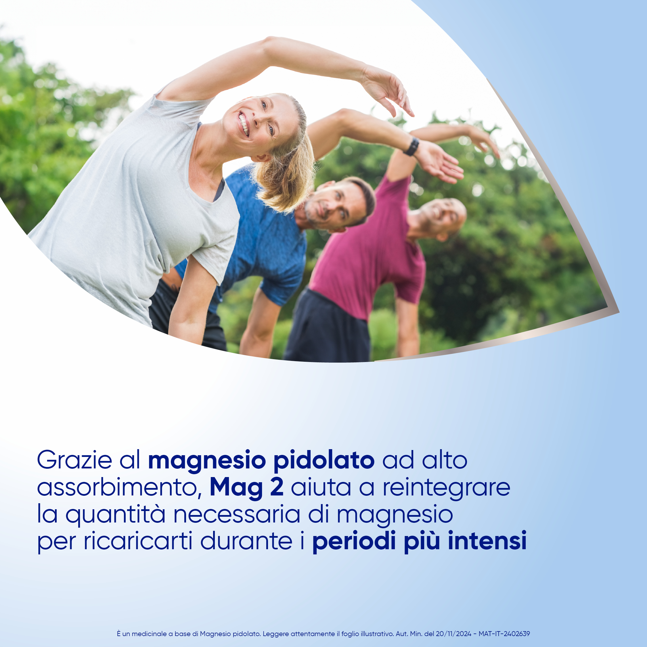 MAG2 Magnesio Pidolato 2,25 g Polvere - Soluzione Orale Per Stanchezza E Debolezza Muscolare 40 Bustine