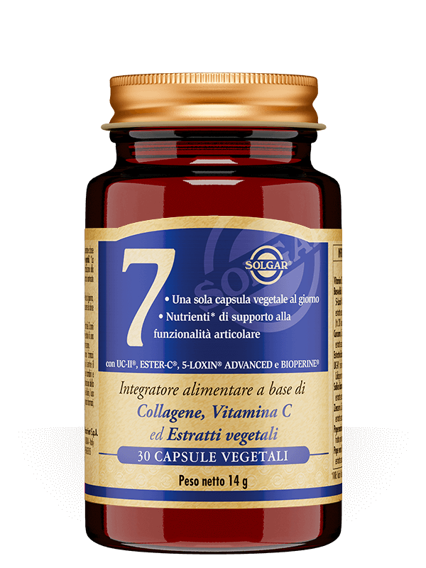 Solgar 7 Integratore Benessere Articolazioni 30 Cps Vegetali