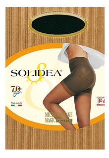 Solidea Magic Sheer 70 DEN Collant Compressivo Anticellulite Colore Cammello Taglia 4 XL