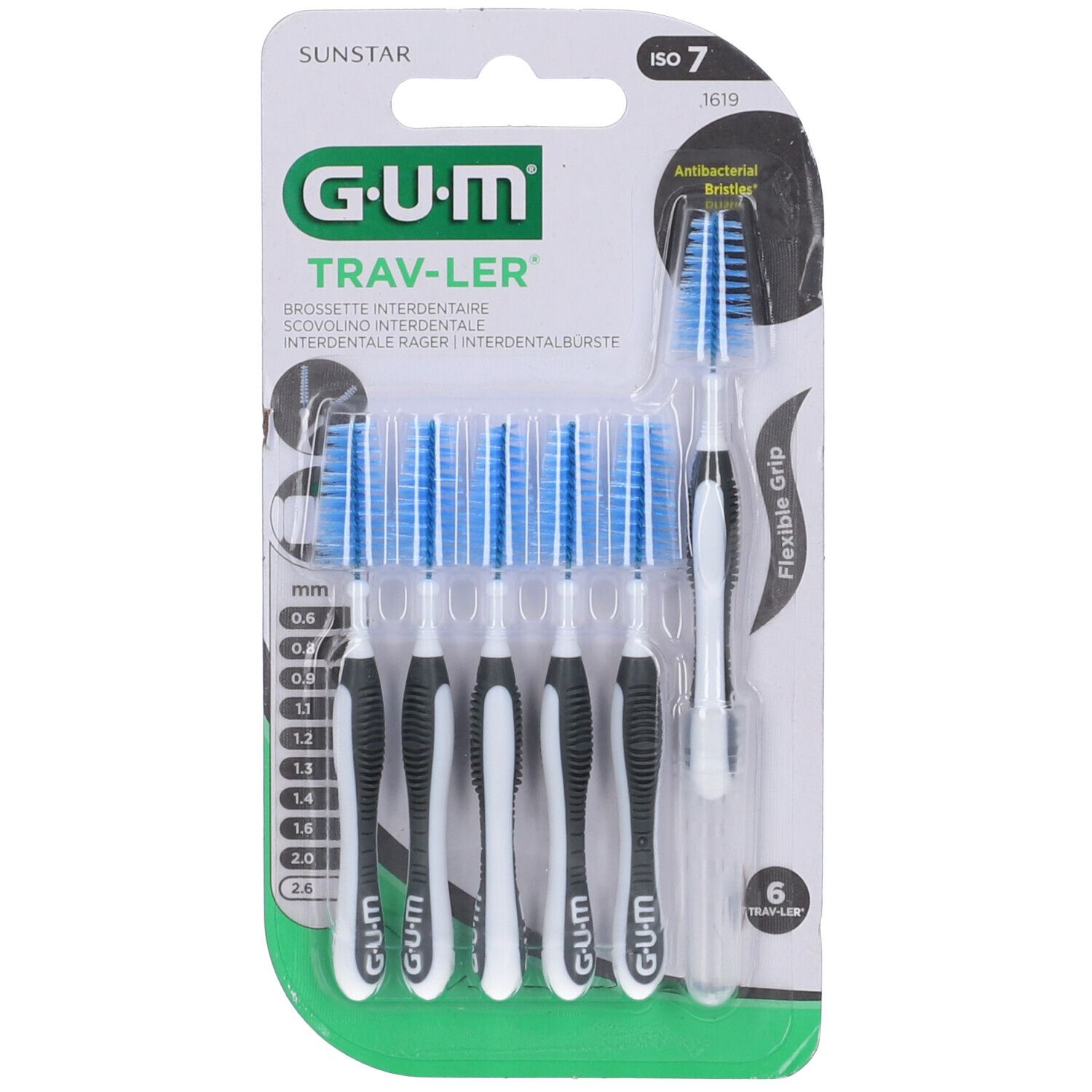 GUM TRAV-LER ISO 7 2,6 6PZ
