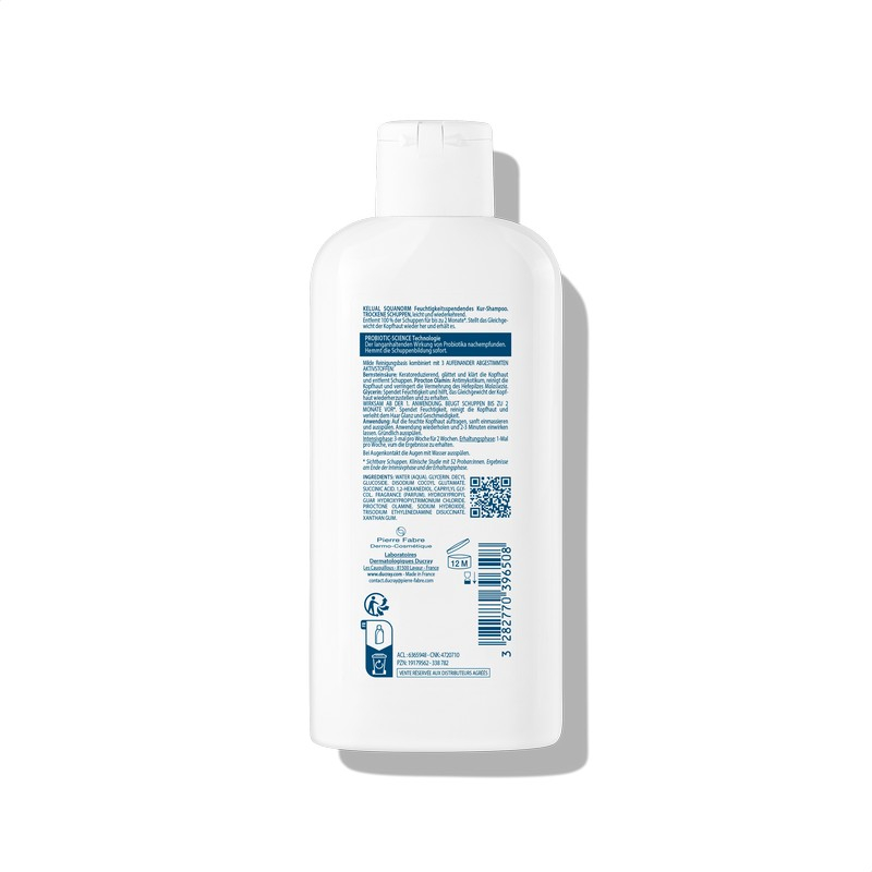 Ducray Kelual Squanorm - Shampoo Trattante Idratante Per Forfora Secca 200 ml 
