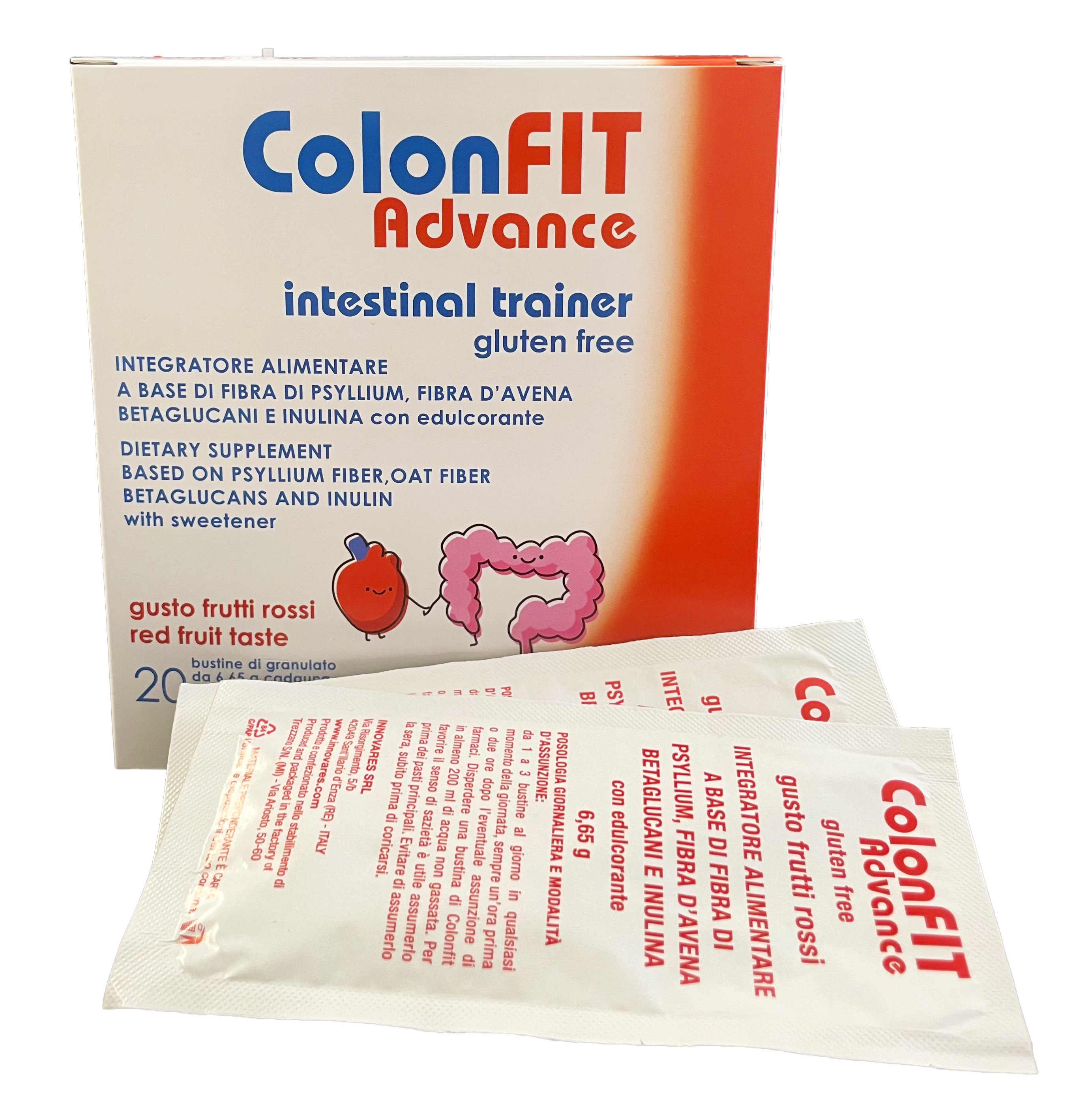 Lipidyum Frutti Rossi Integratore di Fibre 20 Bustine