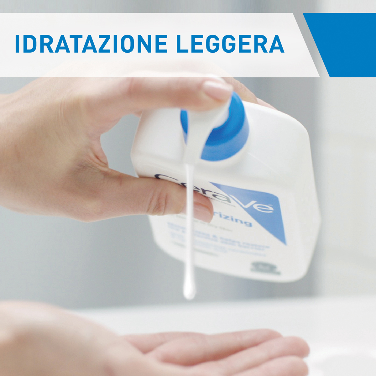 CeraVe Refill Lozione Idratante Corpo Per pelli da normali a secche per il corpo e il viso, 236 ml