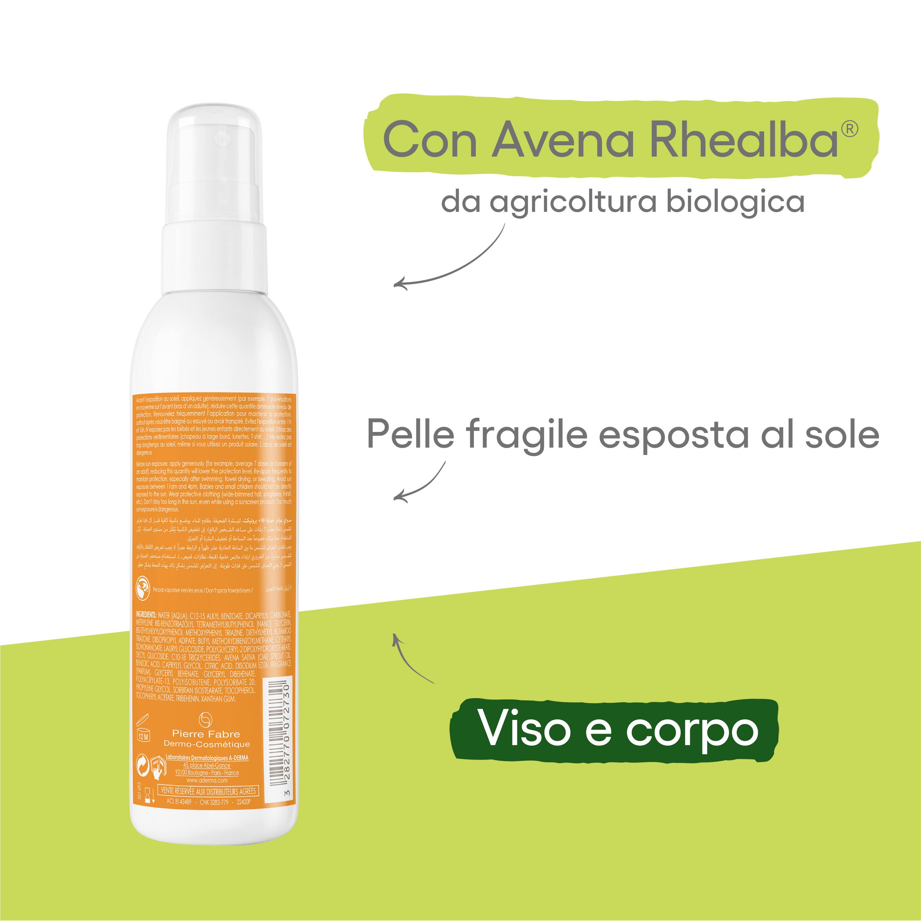 A-Derma Protect Spray SPF50+ 200ml  - SCADENZA 31 AGOSTO 2026