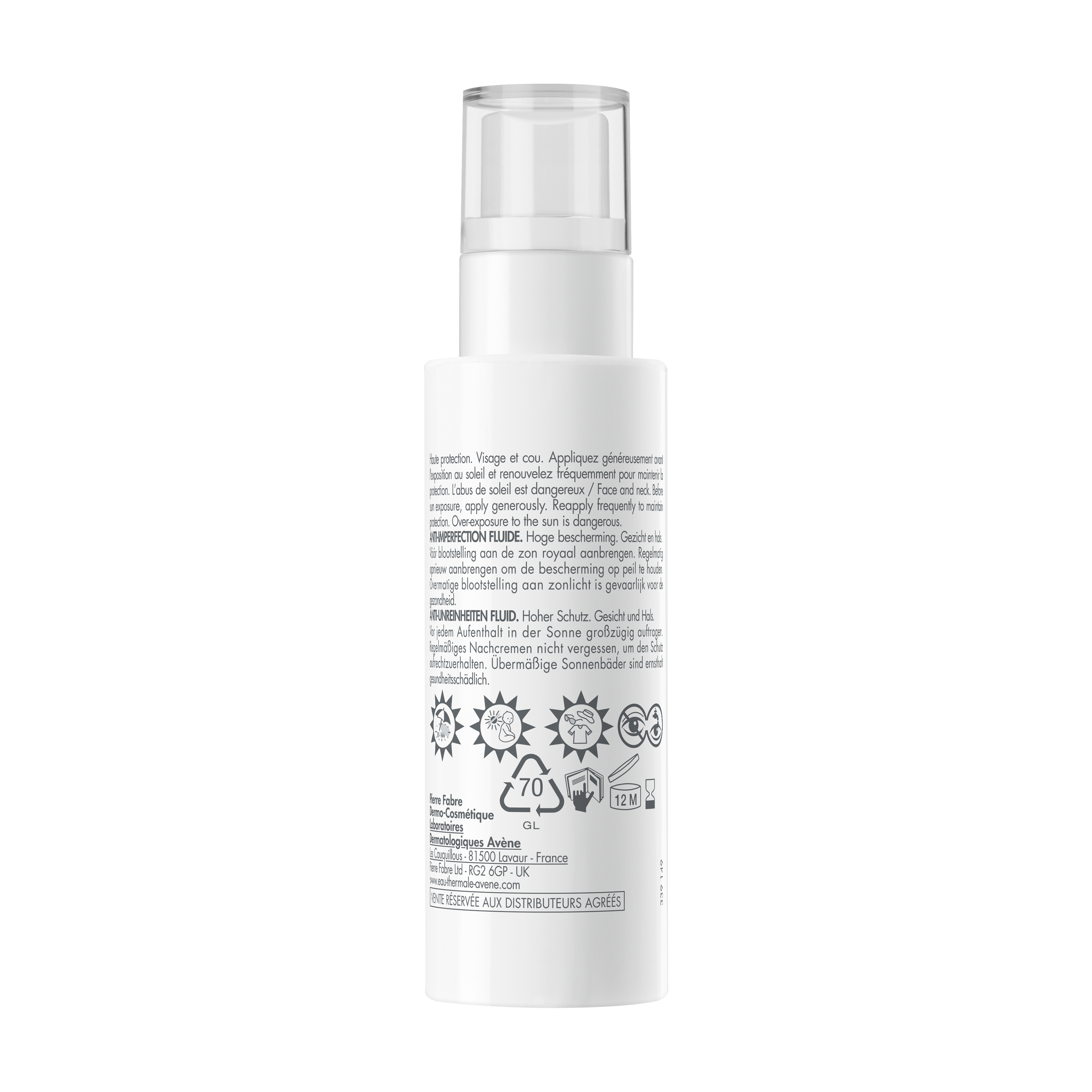 Avène - Eau Thermale - Fluido Anti-Imperfezioni SPF50 Protezione Alta 40 ml
