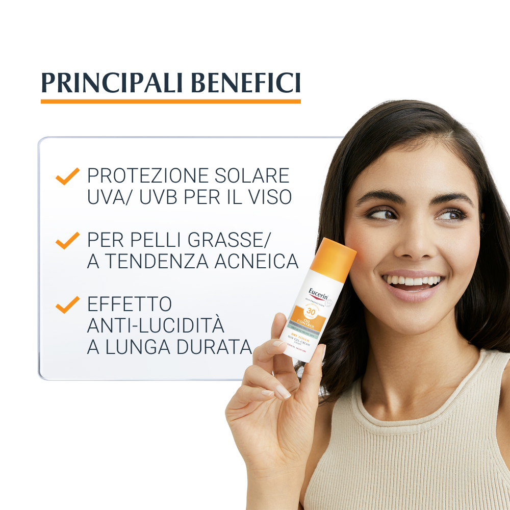 Eucerin Sun Oil Control Protezione Solare Viso SPF50+ 50mL