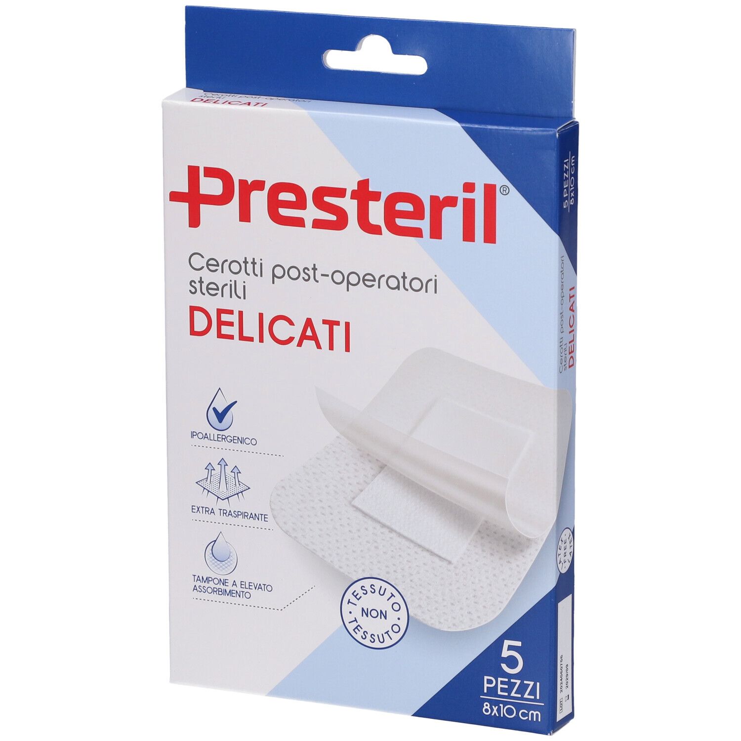 MEDIPRESTERIL P/OP DEL 8X10 5P