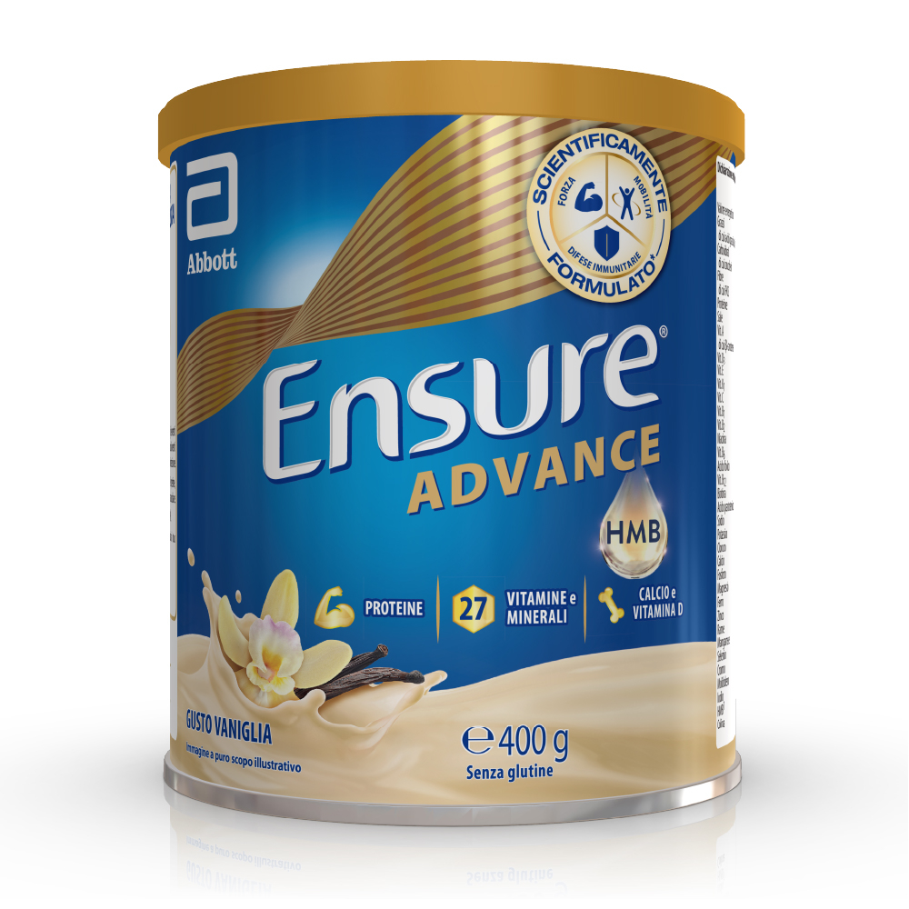 Ensure Advance Vaniglia 400 g Polvere - Integratore Di Vitamine E Minerali